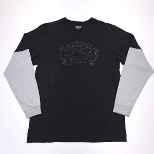 Harley‎ Davidson Anchorage Alaska Shirt Mens L 2004 Y2K
